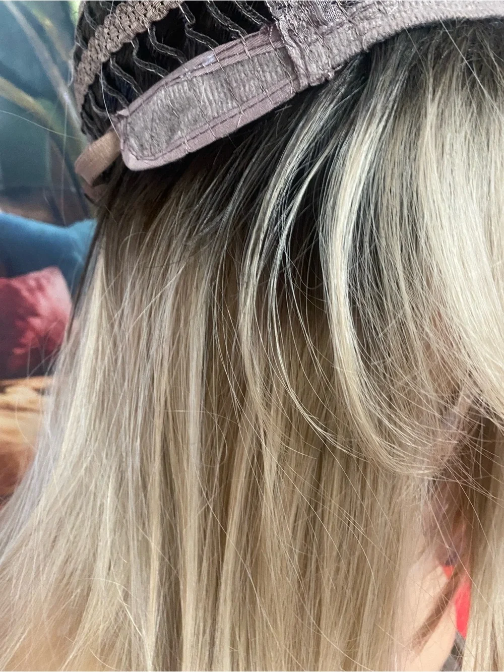 Blonde Layered Bob Wig with Side Bangs - Chic Natural Look